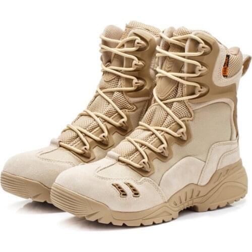 Outdoors Male Low Help Sneakers Hiking Camping Cycling Snow Sports Martial Arts Self-defense Desert Mountaineering Tactic Boots