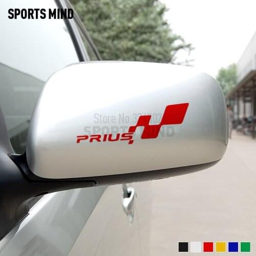 1 Pair Vinyl Car-Styling For Toyota Prius TRD JDM Accessories Automobiles Car Rear view Mirror Stickers Decals