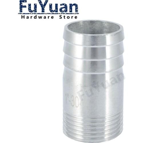 1PCS 304 Stainless steel Tube Screw Buckle head Hose connector pagoda Plumbing Fitting 1/8" 1/4" 3/8" 1/2" 3/4" Male Thread