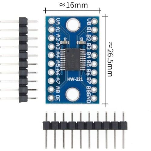 1PCS/LOT 3.3V 5V TXS0108E 8 Channel Logic Level Converter Convert TTL Bi-directional Mutual Convert