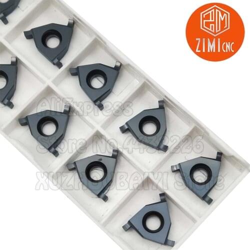10pcs 16IREL1.5 LDA 16IR EL 1.5 LDA 16IR EL1.5 T Grooving Carbide Inserts Shallow Groove Tools slotted Turning grooving Blade