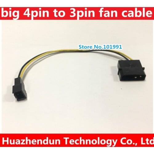 10CM Shipping 4pin to 3pin Converter Adapter Power Supply Cable High Quality