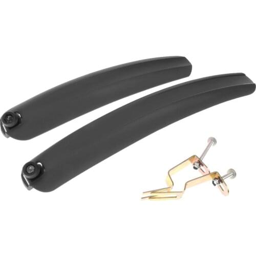 14"/16"/ 20" Universal Bicycle Front & Rear Plastic Fenders Mudguards 1 Pair Set