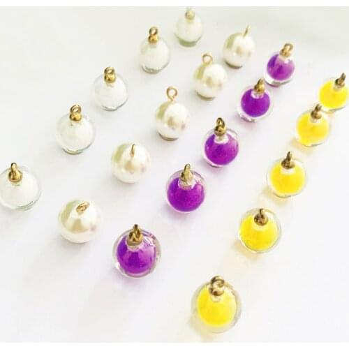 2pcs Fashion Crystal Pendant Mini Cute Decorative Pendant for DIY headwear Handbag Shoulder Bag Purse Hardware Accessories