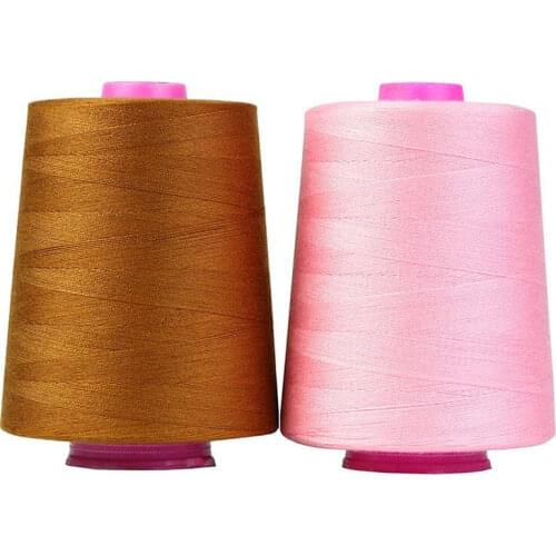 202 denim thread medium thick polyester sewing machine thread jeans thread thick thread large coil pagoda thread sewing thread