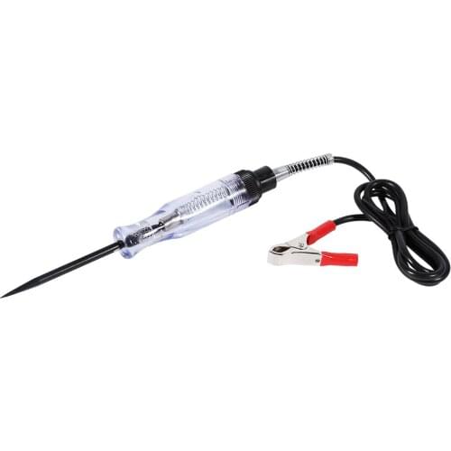 6.8inch AS plastic Carbon steel Auto 6V 12V 24V DC Car Truck Voltage Circuit Tester Car Test VoltMet Long Probe Pen Light Bulb