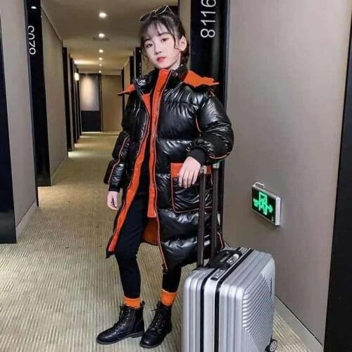 Girl Kids Winter Jacket Christmas Costumes for Children Clothing Girls Boys Black Snowsuit Outerwear Coats Long Parka Snow Wear