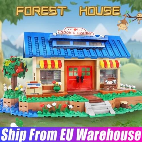 Mould King K103 Street View Toys The Animal Crossing House Building Blocks Assembly Bricks Model Kids Birthday Toys Gifts