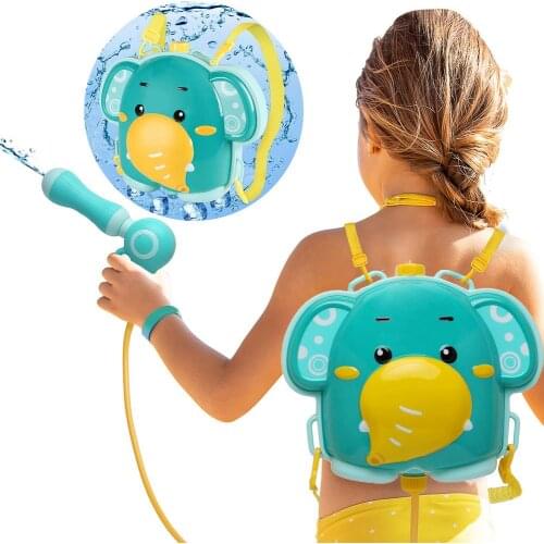 Water Shooting Toys Suitable For Girls Boys Elephant Pull Type Large Capacity Backpack Shooting Summer Outdoors Toy