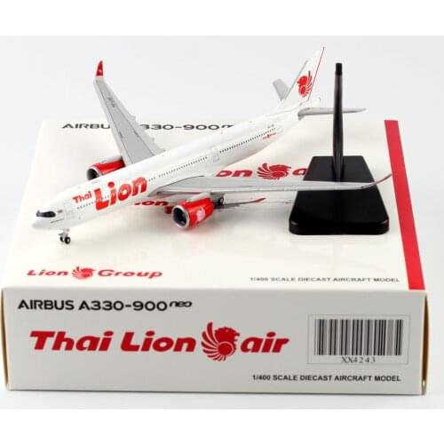 1:400 Alloy Collectible Plane Gift JC Wings XX4243 Thai Lion Air Airbus A330-900NEO Diecast Aircarft Jet Model HS-LAK With Stand