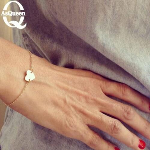 Hot Delicate Bijoux Heart Bracelet For Women Fashion Jewelry Charm Bracelet Bangles Gift