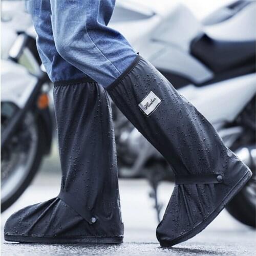 Motorcycle Riding Waterproof Rain Shoes Cover Moto Antibacterial Rain Boots Rain Cover Thicker Outdoor Bottom Boot