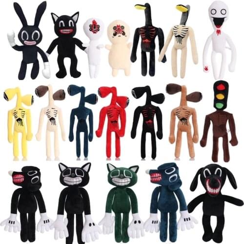 New Anime Scp Siren Head Plush Doll Toys Foundation Scary Sirenhead Cat Soft Cartoon Stuffed Figure Children Horror Gifts