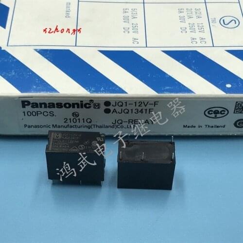 New JQ1-12V-F AJQ1341F Relay 5 Feet 5A Set Conversion