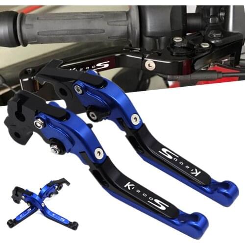 Motorcycle Accessories CNC Aluminum Brake Clutch Levers One Pair For BMW K1200S k1200 s K 1200 S With LOGO 2004-2008 05 06 07