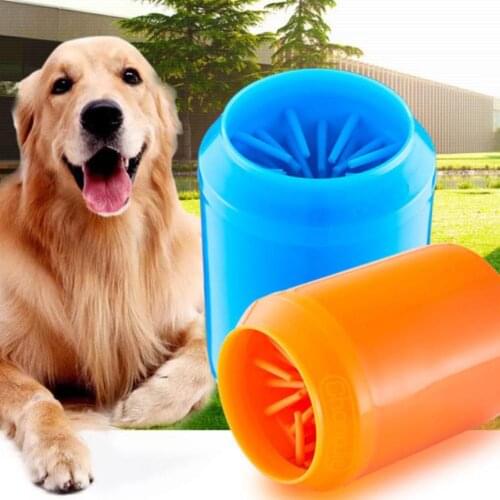 Portable Dog Paw Cleaner Cup Pet Feet Washer Cat Dirty Paw Cleaning Cup Soft Silicone Pet Foot Wash Tool for Small Large Dogs