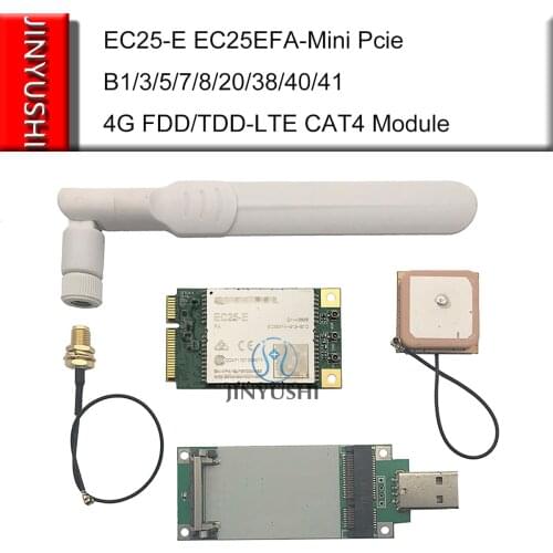 Quectel EC25-E Mini Pcie 4G B1/ B3/ B5/ B7/ B8/ B20/B38/ B40 /B41 4G FDD/TDD-LTE CAT4 module EC25EFA-512-STD EC25EFA-MINIPCIE