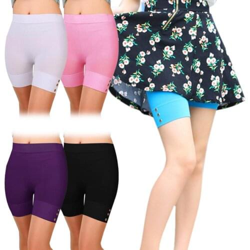 Sexy Safety Short Pants Women Elastic Waist Safety Shorts Quick-drying Women Safety Shorts Womens Safety Pants Shorts Panties