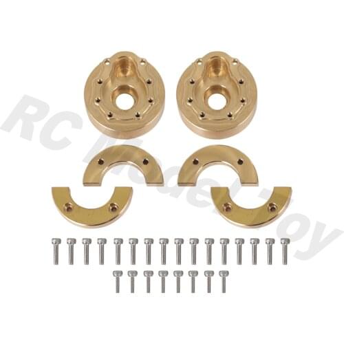 2PCS TRX4 Heavy Brass Portal Drive Housing Counterweight Balance Weight for 1/10 RC Crawler Car Traxxas TRX-4