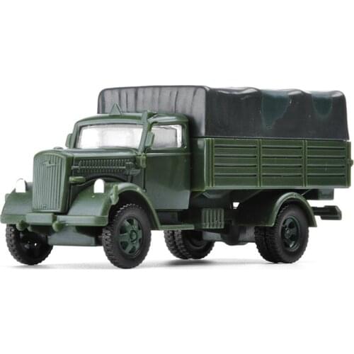 1:72 Military Truck 4D Assembly Simulation Chariot 80 Wheeled Armored Vehicle Rubber-free Assembly Model Military Toy Car