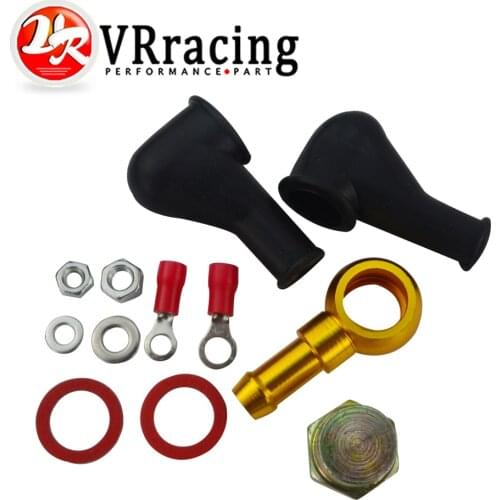 VR - 044 FUEL PUMP BANJO FITTING KIT HOSE ADAPTOR UNION 8MM OUTLET TAIL VR-FK046