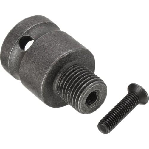 1Piece High Hardness Drill Chuck Adapter Grey 1/2 Drill Chuck Adaptor Durable For Impact Wrench Conversion 1/2-20UNF Mayitr