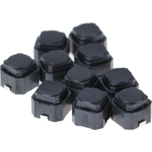 10Pcs/lot Height 5mm Silent Tact Switch Smd Silicone Button Switch Touch Switch 6*6*5mm