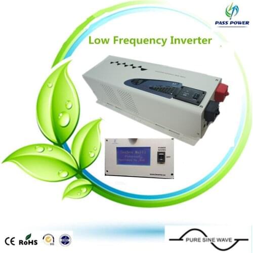 2019 Freee shipping 50hz or 60hz 5000w 24v to 220v low frequency solar inverter 5000 watt
