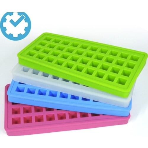 40 cavity mini Cube and Ball shape silicone ice mold