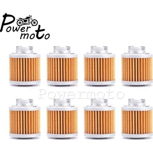 8X Engine Replace Oil Cleaner Filter For Honda ATC125M Daytona 150/190 2V Lifan 150 Engine Pit Bike Engines 150cc Zongshen 155cc