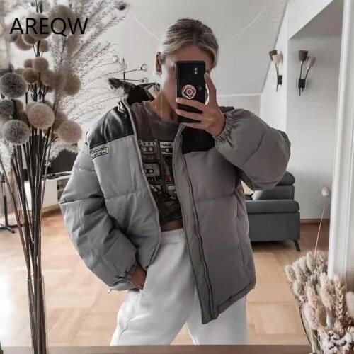Женские большие пуховики AREQW China At AliExpress