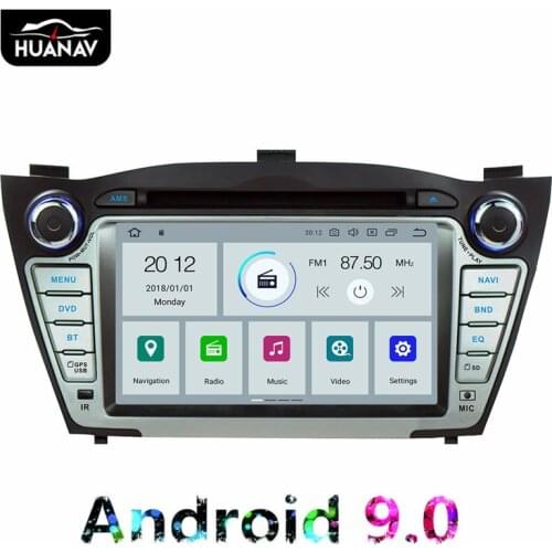 Android 9.0 Car DVD player GPS navigation for Hyundai IX35 Tucson 2009-2015 Car radio player multimedia Auto stereo headunit Nav