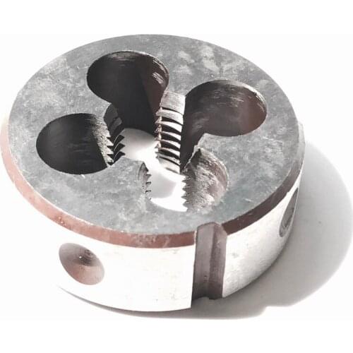 Free shipping 2PCS/Pair of 1PC alloy steel made thin pitch Die M12 x 1.0 and 1PC HSS tap M12*1.0 for steel metal workpiece work