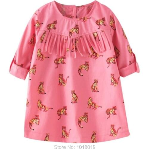 100% Woven Cotton Baby Girl Clothes Infant Kids Dress Brand Quality Long Sleeve One-pieces Dresses for Girls Tops Spring Autumn