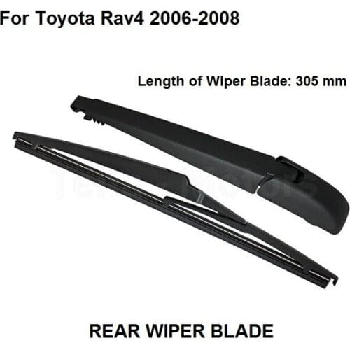 For Toyota Rav 4 Rav4 2006-2008 Rear Windshield Window Wiper Arm + Blade Set
