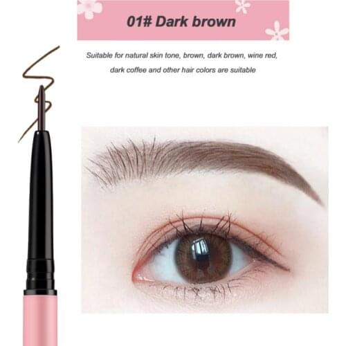 HOJO Fine Pen Double-headed Eyebrow Pencil Mascara Naturally Beautiful Eyelashes Four-color Three-dimensional Eyeshadow TSLM1