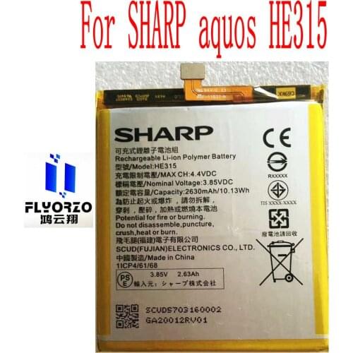 New High Quality 2630mAh HE315 Battery For SHARP aquos HE315 Mobile Phone
