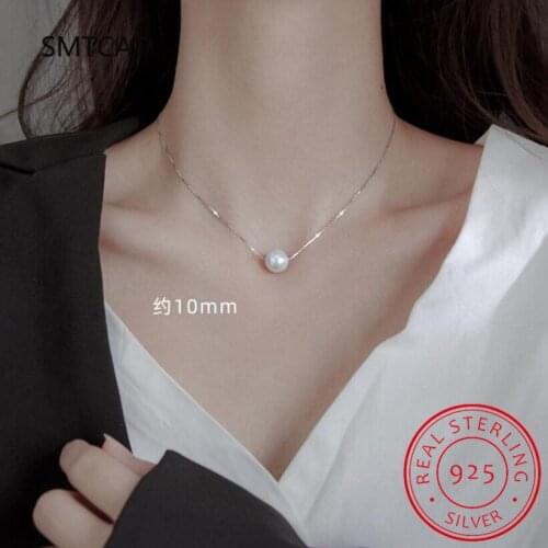 Женские ожерелья из жемчуга SMTCAT China At AliExpress