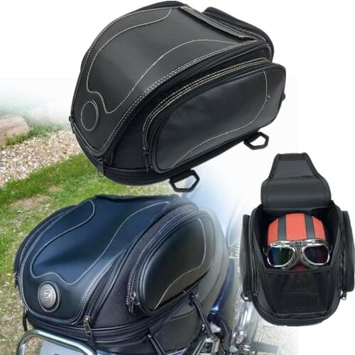 2020 Brand New Waterproof Motorcycle Tail Bag Multifunction Motorcycle Rear Seat Bag High Capacity Motorcycle Rider Backpack