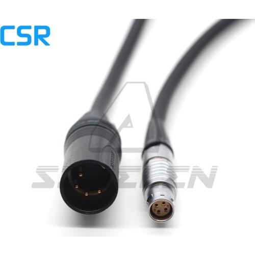 XLR 4pin male to 6pin(4+2) plug female for RED Epic/ GEmini/RED SCARLET-W/RED RAVEN /RED WEAP power cable