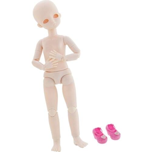 1/6 21 Jointed Female Flexible Plastic Figure Doll Body DIY Making Accessory