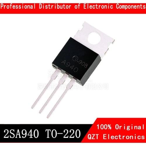 10pcs/lot 2SA940 TO-220 A940 TO220 1.5A 150V transistor original In Stock