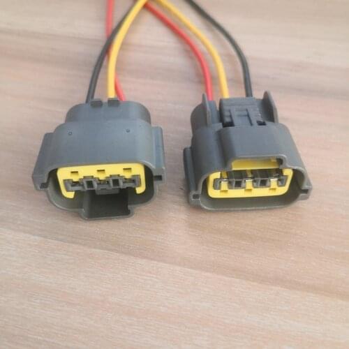 3 Pin/Way Ignition Coil Plug TPS Connector Sensor Wire Harness For Renault Nissan Skyline sr20 rb20 rb25 rb26 6098-0141 Sumitomo