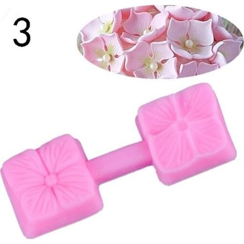 4 Kinds Of Flowers Combination Cake Mould For DIY Fondant Cake Decorating Supplies Silicone Mold Baking Tools
