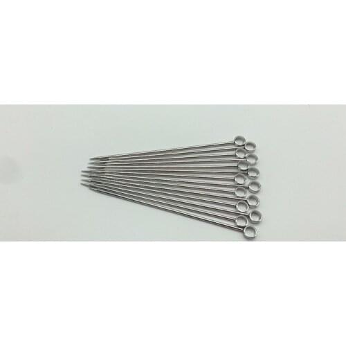 50 PCS Cocktail Pick Stainless Steel Fruit Sticks Bar Tools Drink Stirring Sticks Martini Picks for Party decoration