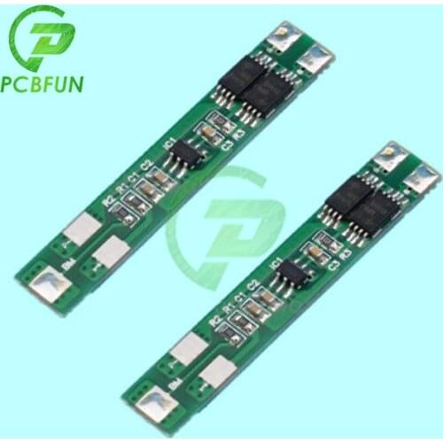 7.2V 6A 2S Dual MOS Polymer Lithium Battery Protection Board Overcharge Overcurrent Short Circuit Protection Automatic Recovery