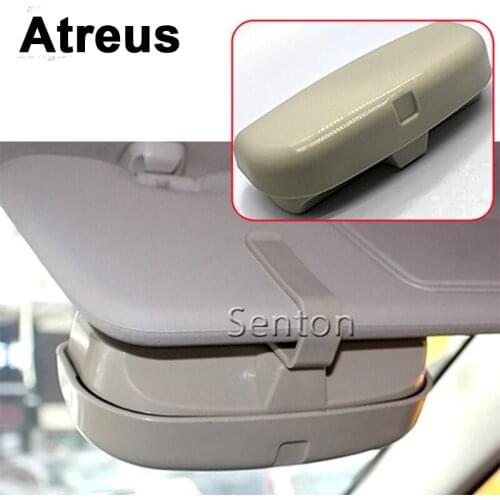 Atreus 3color Car Accessories Glasses Box Case Holder For Mercedes benz W204 W203 W211 AMG Mini cooper Skoda octavia a5 A7 Audi