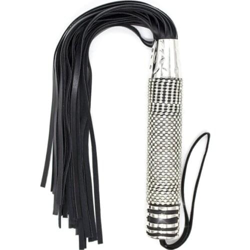 Bdsm Toys Metal Handle Sex Whip 45CM Flogger Adult Toy Panking Bondage Slave Adult Games Exotic Accessories Sex Toys for Couples