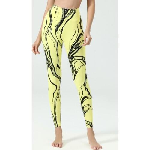 Seamless Knitted Yoga Pants Sports Fitness Workout Gym Leggings High Waist Peach Hip-lifting Running Trousers for Women