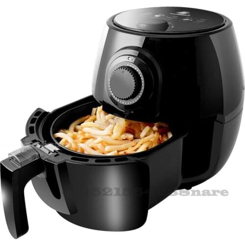 220V/5L Household Oil-free Air Fryer Large-capacity Multi-function French Fries Machine Non-stick Coating Electric Fryer